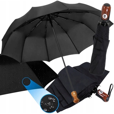 Deštník automatický skládací černý