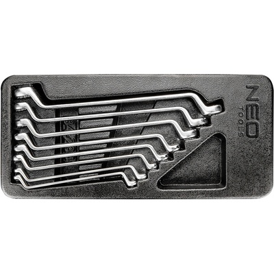 NEO Tools Očkové kľúče ohnuté 6-22 mm súprava 8 ks 84-233