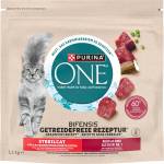 ONE Bifensis Sterilcat Храна за възрастни котки с високо съдържание на говеждо месо 1, 1 кг