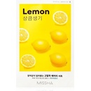 Missha Airy Fit Lemon plátenná maska pre rozjasnenie pleti 19 g