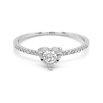 Beny Jewellery zlatý zásnubní s diamanty 2011183