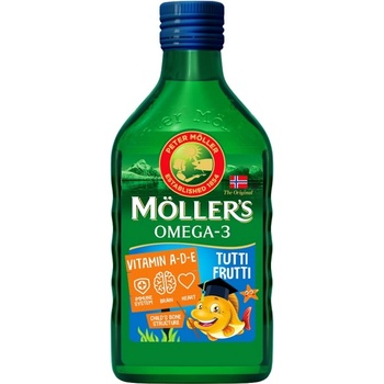 Möller’s Cod Liver Oil | with Vitamin A, D, E - Tutti Fruti [250 мл] Тути-фрути