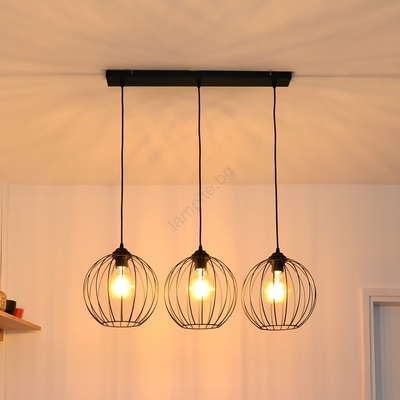 Helam LED Пендел MERCURE 3xE27/15W/230V (HE0995)