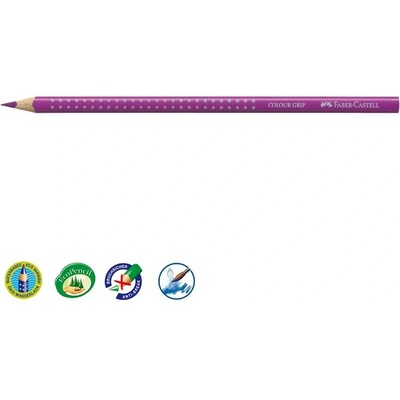 Faber-Castell Цветен молив FABER-CASTELL Grip 2001 триъгълен тъмнолилав 112434 (112434)