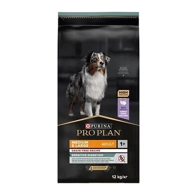 Purina Pro Plan Medium & Large Adult Sensitive Digestion Grain Free krůta 12 kg