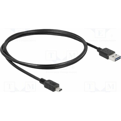 Delock 83362 USB 2.0 USB A zástrčka dvoustranná USB B mini vidlice