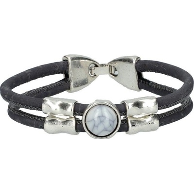 Gilles Costa dámský černý korkový náramek 21390