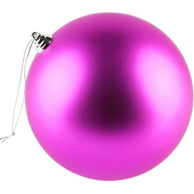 DECOLED Velká vánoční koule 20 cm, růžová, matná, UV