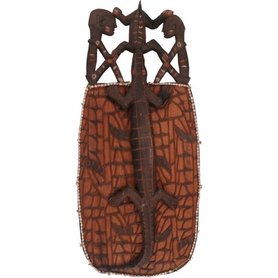 Štít Asmat dřevořezba 80 cm