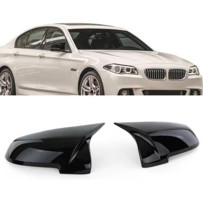 Angeleyes Čierne lesklé kryty zrkadiel BMW 5 GT F07 F10 F11 F18 7 série F01