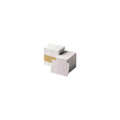 Zebra Premier PVC bílé karty, 30mil, magnetický proužek (500 karet) (104523-112)