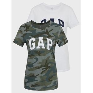GAP Тениска с лого 2 бр. GAP GAP | Zelen | ЖЕНИ | XXS