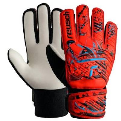 Вратарски ръкавици червени REUSCH Attrakt Starter Solid Negative Cut размер 10