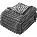 Ruhhy polyester sivá Deka 160x200