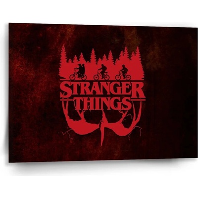 Sablio Obraz Stranger Things Red - 90x60 cm