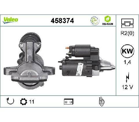 Startér VALEO 458374