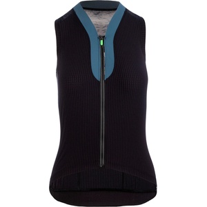 Q36.5 Дамски потник за колоездене Q36.5 Women's Jersey sleeveless L1 Pinstripe Cycling singlet - Black (156-1141-0213)