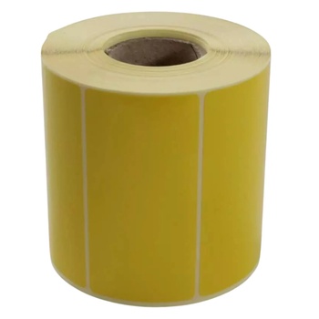 ZINTA Ролка жълти пластмасови етикети zinta 100х150 мм, 1000 етикета/ролка (100x150x1000-pe-p379)