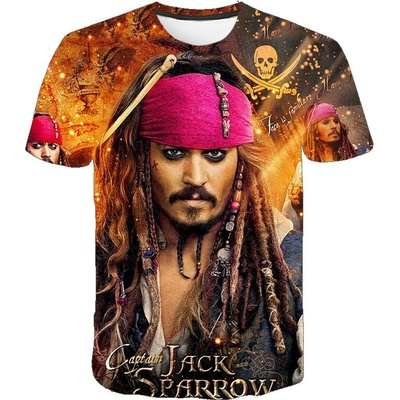 Detské tričko Kapitán Jack Sparrow