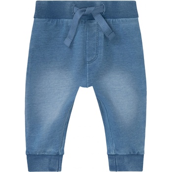 LUPILU Detské tepláky pre bábätká v imitácii rifľoviny bledomodrá