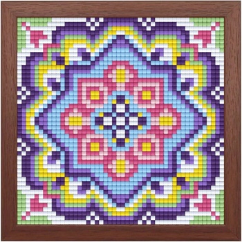 Bright Toys Мозайка с пиксели - Мандала, 48x48 пиксела, с рамка (BM48001-F)