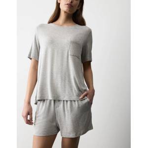 Marks & Spencer Пижамни къси панталони с декоративни копчета Marks & Spencer сива Marks & Spencer | Siv | ЖЕНИ | S