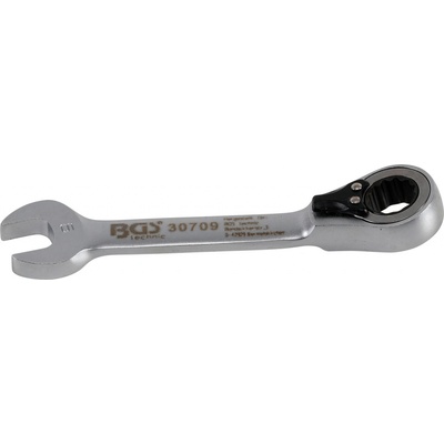 BGS technic Očkoplochý klíč 9 mm s ráčnou, extra krátký BGS 1030709