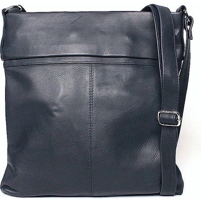 Dámská středně velká kožená crossbody kabelka CiNiNO no. 1463 tmavěmodrá