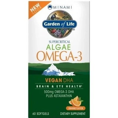 Minami Nutrition Omega 3 Vegan DHA z mořské řasy 60 kapslí