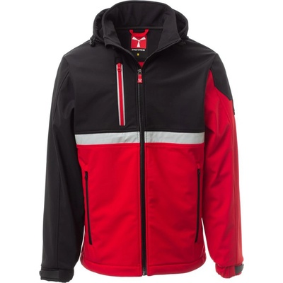 Payper WISE PAD Zateplená softshellová bunda Red Black