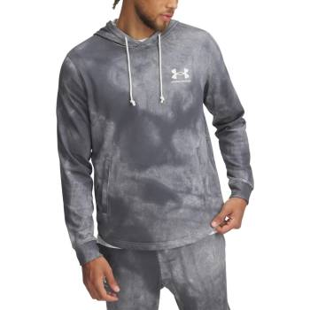 Under Armour Rival Terry AOP Hood Q1 Размер: M / Цвят: сив