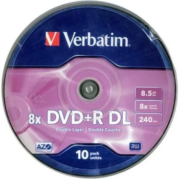 Verbatim 43666 празен DVD диск 8, 5 GB DVD+R DL 10 броя (43666) (43666)