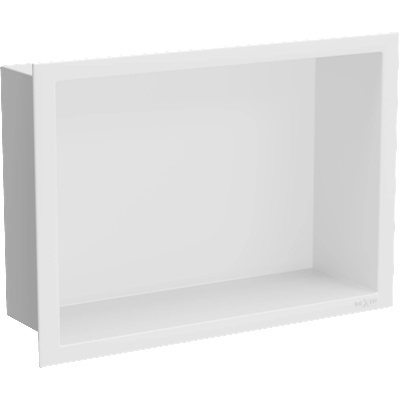 Mexen X-Wall-R вградена полица с фланец 30 x 20 см, бяла - 1920302010 (1920302010)
