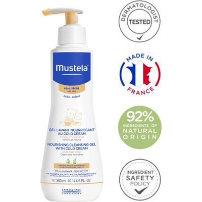 Mustela Nourishing Cleansing Gel with Cold Cream 300 ml