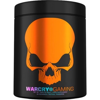 GENIUS NUTRITION Warcry Gaming | with Caffeine, Bacopa & Rhodiola [240 грама] Tactical Tangerine