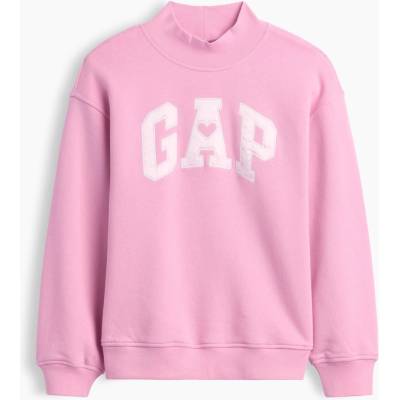 GAP detská oversize mikina s logom ružová