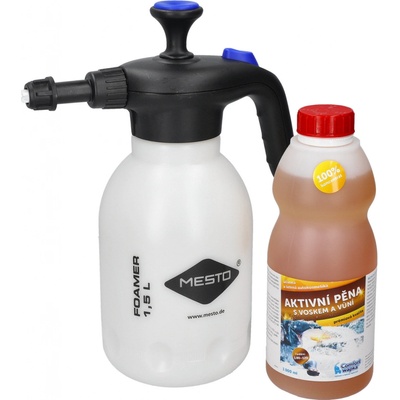 Comfort Wapka Aktivní pěna s voskem a vůní 1 l + Pěnovač 1,5 l