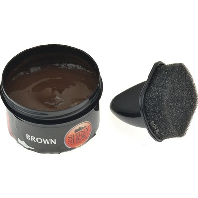 Shiny Shoe Krém na boty SHINY 50ml Hnědý 8719202825220
