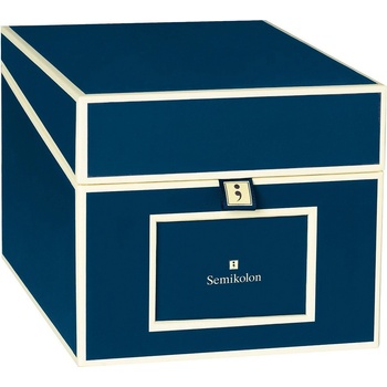 Semikolon Кутия за снимки и дискове CD Die Kante морскосиня (352542)