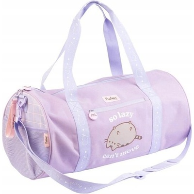 Športová taška Pusheen mačiatko s potlačou dámska cez rameno do posilňovne