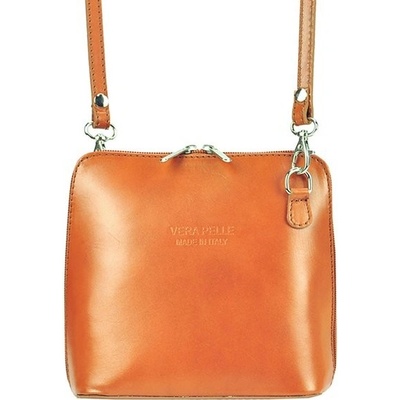 Barberinis Vera Pelle kožená crossbody kabelka 1702 camel