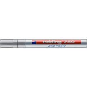 edding Лаков маркер, 2-4 мм, edding "750", сребърен 4-750054 (4-750054)