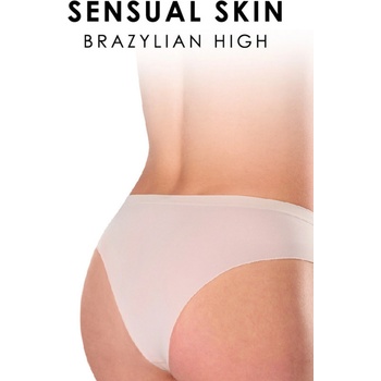 Gatta Bodywear Sensual skin Бразилиани с висока талия, телесниeh-66137-light nude 2 - Черен, размер l