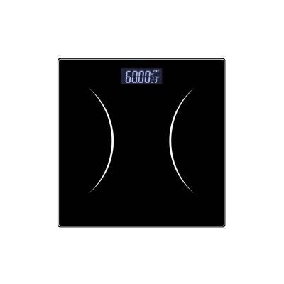 Rosberg Електронен кантар Rosberg R51650G, До 180 кг, LCD дисплей, 2 x AAA батерии, Черен