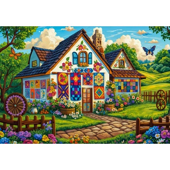 Alipson Puzzle - Puzzle Quilt House - 1 000 piese