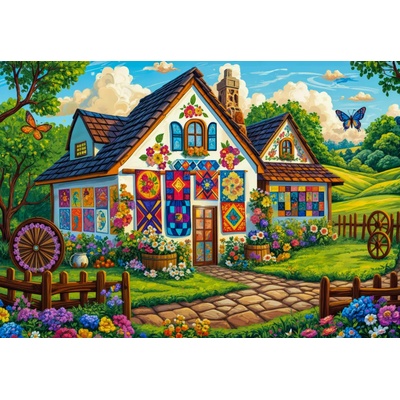 Alipson Puzzle - Puzzle Quilt House - 1 000 piese