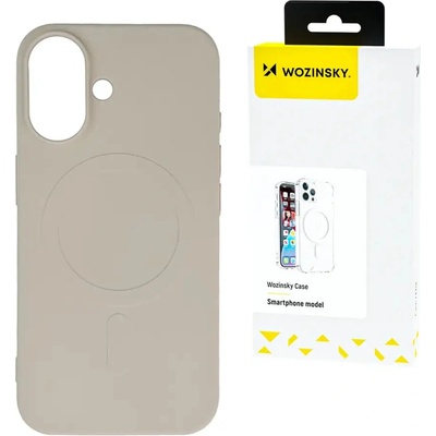Wozinsky Силиконов кейс Wozinsky Magnetic Case Magnetic Case за Samsung Galaxy S25 Ultra - бежов (5907769369643)