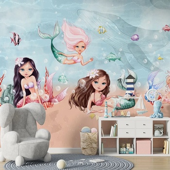 Image 1 of Art Gift Decor Фототапет - Приятелки русалки