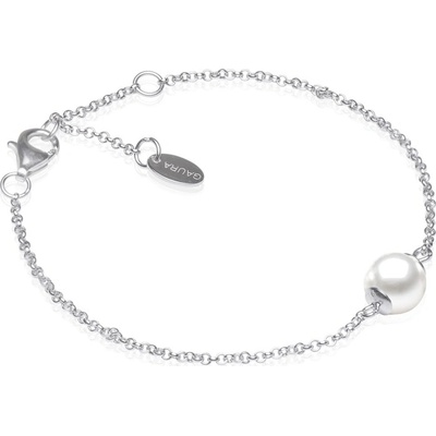 Gaura Pearls Stříbrný náramek s perlou Biondi sladkovodní perla SK18225B
