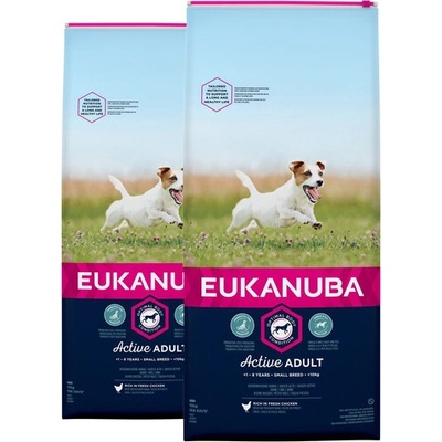 Eukanuba Adult Small Breed 2 x 15 kg